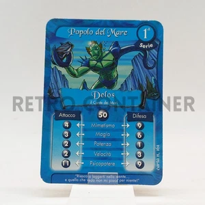GORMITI Vintage Battle Cards - Card 1 Prima Serie - 161 Delos il Conte dei Mari - Picture 1 of 1