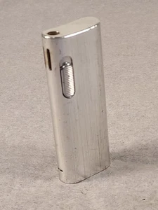 Accendino Colibri Vintage Tono Argento Slim Slide Trigger Accendino Giappone-Non Testato - Foto 1 di 8