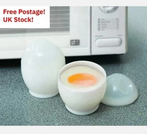 Microwave Egg Poacher Set of 8 Dishwasher and Freezer Safe BPA Free Eddingtons - Picture 1 of 7