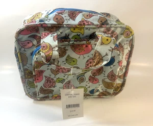 Vogelmuster Bibelhülle Etui Bibelträger mit Griffen und Fronttasche Reißverschluss - Bild 1 von 9