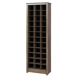 Gray Tall Storage Cabinet, Shoe Cabinet, Entryway Furniture with 36 Shoe Cubb... - Picture 1 of 6