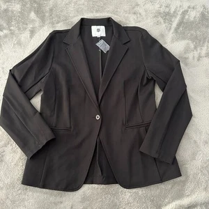 Neu ohne Etikett Betabrand klassischer Blazer mit einem Knopf schwarz Ponte Damen XL - Bild 1 von 6