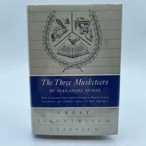 1941 Alexandre Dumas The Three Musketeers Book Great Illustrated Classics VF+ - Picture 1 of 6