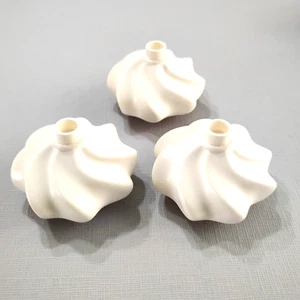 Lego Duplo Cupcake Helado Blanco Topping Crema Batida 3 piezas. 2x2 C6 - Imagen 1 de 1