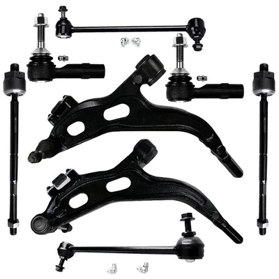 8x Front Lower Control Arms Sway Bars Tie Rods Kit For 2005-2007 Ford Freestyle Foto 1 de 4