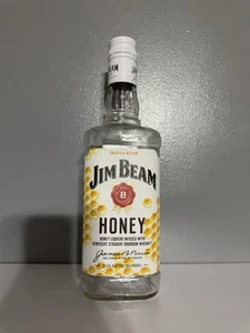 Empty Half Gallon Glass Bottle of Jim Beam Honey - Picture 1 of 3