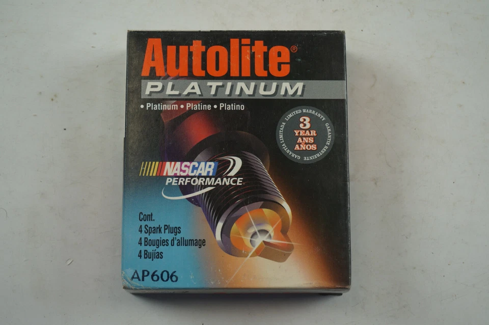 Auto lite Spark Plug Platinum AP606 Pack Of 4 NOS - Image 1 of 4
