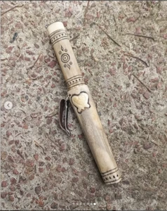 Unikat Walross Messer, Handarbeit, Jakutien Dieses Messer ist ein wahres Kunstwerk, Handcr - Bild 1 von 7