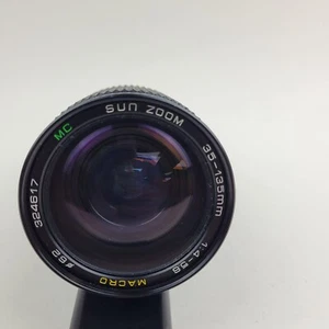 OBIETTIVO ZOOM SUN 35-135 mm n. 324617 dal Giappone  - Foto 1 di 8