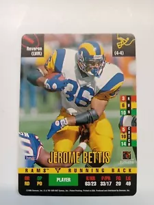 1995 Donruss Red Zone JEROME BETTIS RAMS / Steelers HOF spedizione gratuita!! - Foto 1 di 2