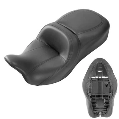 Asiento de conductor y pasajero apto para Harley Touring Street Glide Road King 2009-2024 Foto 1 de 4