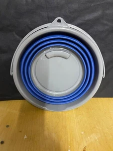 FALTBARER FALTBARER SILIKON KUNSTSTOFF EIMER KÜCHE CAMPING GARTEN 10 ltr - Bild 1 von 2