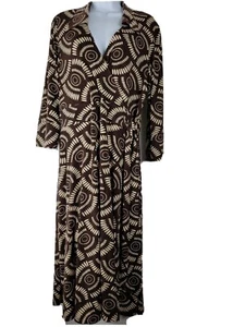 Two womens Dresses APNY Womans Size large career casual evening 1 purple 1 brown - Picture 1 of 10