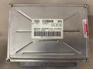 01 Isuzu Trooper Electronic Control Module ECM 8122050490 10/2000 3.5L Auto 4x4 - Picture 1 of 7