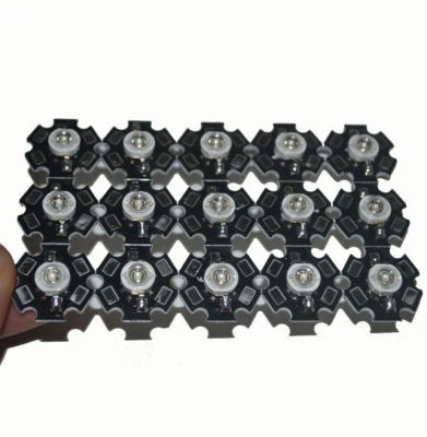 High Power 3W 5W UV Ultraviolet 365 to 430 Infrared 740 to 940nm LED Bulb Lamp