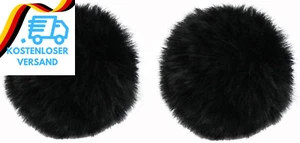 Mikrofon Windschutz 2 Stück Schwarz Mikrofon Windshield 1Cm Lavalier-Mikrofon Pe - Bild 1 von 12