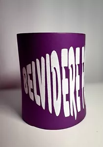 Belvidere Football Vintage Can Koozie Foam High School Mom Dad Illinois Purple - Picture 1 of 4