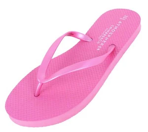 Fuchsiafarbene Zehentrenner/Flip-Flops - Bild 1 von 4