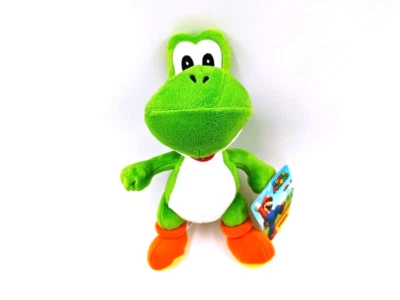 任天堂超级马里奥绿色 Yoshi 软毛绒娃娃填充娃娃礼物玩具 9 — 第 1/2 张图片