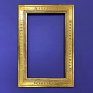 Cornice portafoto 14" x 23" Bucks County dorata in originale foglia oro 22k made in USA - Foto 1 di 4