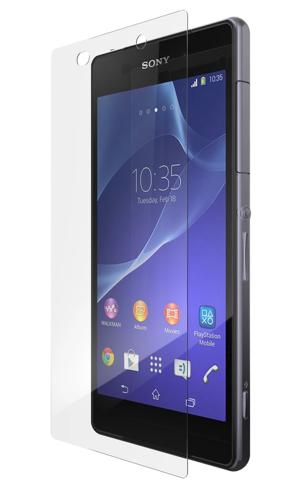 2 x Tech21 Sony Xperia Z2 Protector de pantalla autocurativo protector de impacto Foto 1 de 1