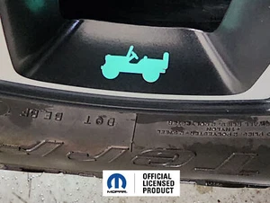 Se adapta a Jeep Wrangler Rubicon 2018-2025 calcomanías adhesivas de llanta/rueda (juego de 5) con - Imagen 1 de 3