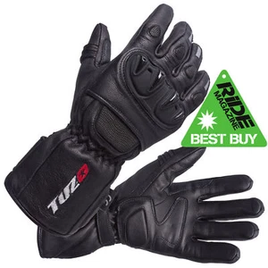 Tuzo CE Leather Blitz Waterproof Thermal Breathable Reflective Black Glove T - Picture 1 of 1
