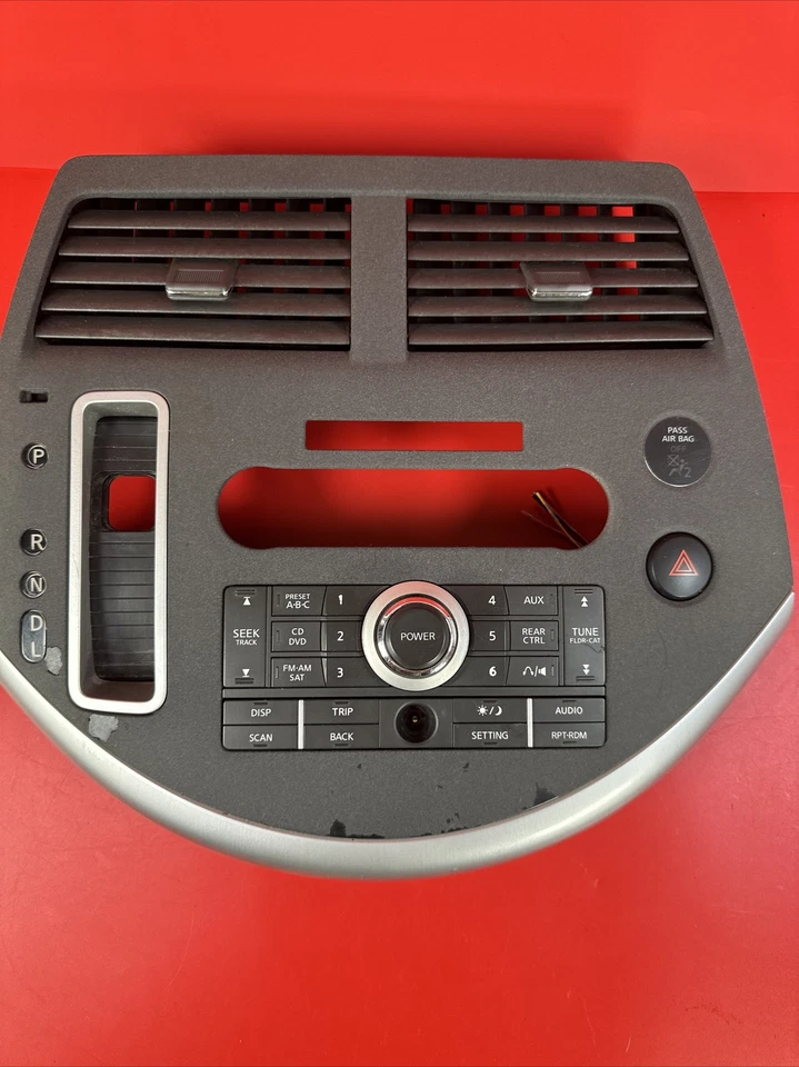 2007 2008 2009 NISSAN QUEST Climate A/C Radio Control Dash Console Bezel Trim - Image 1 of 4