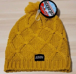 SDSU Gorro San Diego State University Invierno Gorra Pom Nuevo con Etiquetas - Imagen 1 de 8