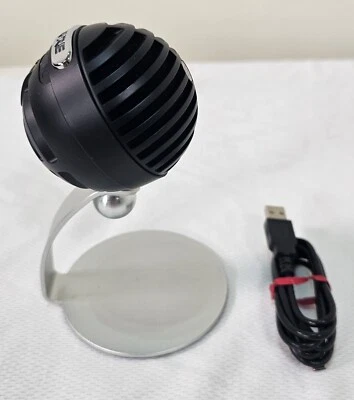 Shure AMV5-DS Digital USB Condenser Microphone, Black - TESTED WORKS - Image 1 of 4