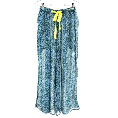 Pantalones de gasa Free People azules para dormir talla XS Foto 1 de 4