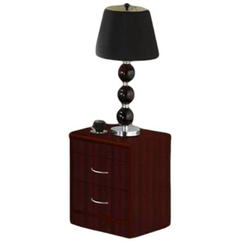 Hodedah 2 Drawer Nightstand in Mahogany