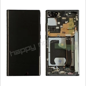 DISPLAY SAMSUNG ORIGINALE N985 N986 NERO NOTE 20 ULTRA 2020 NO CAMERA TOUCH LCD - Picture 1 of 1