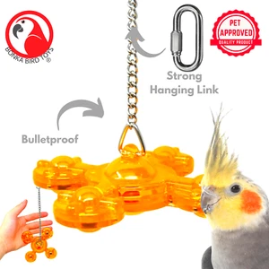 Bonka Bird Toys 0006 Small Space Station Bulletproof Rattle Puzzle Cage Toy Pet - Picture 1 of 7