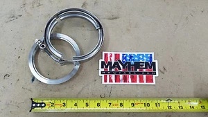 Brida y abrazadera de escape de aluminio para billete de tubo Borg Warner S400 4,62 T4 x 4,0 - Imagen 1 de 5