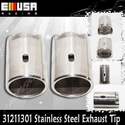 1 par de puntas de escape universales de acero inoxidable y fábrica OE para Mazda 6 2003-2016 Foto 1 de 4