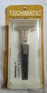 Rasoio Vintage Gillette Techmatic con Cinturino Rasoio Regolabile-Nos - Foto 1 di 4