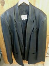 Remy Lite, 2 Button Leather Sport Jacket  Men's Size 44 XL