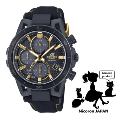 CASIO EDIFICE Men's Watch EFS-S640ZE-1AJR 50th ANNIVERSARY Black Limited Model - image 1 of 4