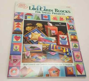 RARE VINTAGE American School of Needlework - Log Cabin Blocks for Small Projects - Picture 1 of 1