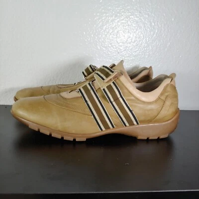 donald pliner Sport Travel I03 space 9.5 M Women Brown Leather Sneakers Shoes - Image 1 of 4