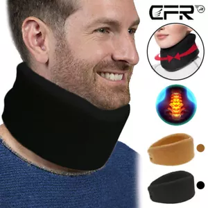 Adjustable Neck Brace Support Wrap Soft Foam Cervical Collar Neck Pain Relief - Picture 1 of 14
