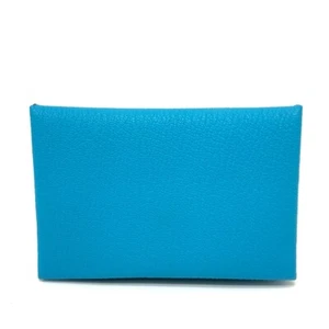 HERMES Calvi Bi-fold business card holder pass case Card Case - Picture 1 of 13