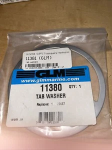 GLM MARINE STAINLESS STEEL TAB WASHER,REPLACES:15-79447;P/N 11380. - Picture 1 of 5