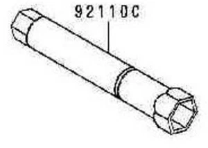 Llave de bujía de pared delgada Kawasaki OEM 18 mm 92110-1111 92110-1135 - Imagen 1 de 1