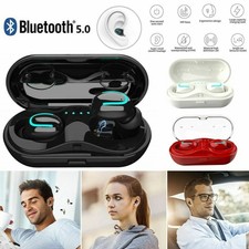 IPX7 Waterproof Touch Mini True Bluetooth 5.0 Earbuds Wireless Headset Headphone