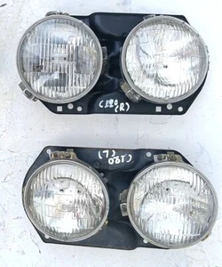 NISSAN VANETTE C20 C120 MODEL 1980 87 PAIR OF HEADLIGHTS COMPLETE LEFT RIGHT - Picture 1 of 8