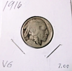 1916 Buffalo Nickel VG - Picture 1 of 3