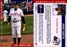 John Curtis 2010 Grandstand Huntsville Stars #NNO Card *AutographDen*