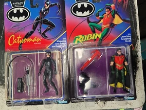 Lot 1991 Kenner Batman Returns Catwoman & Robin NEW Grappling Hook Whipping Arm - Picture 1 of 10